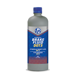 DOT 3 BRAKE FLUID          900ML