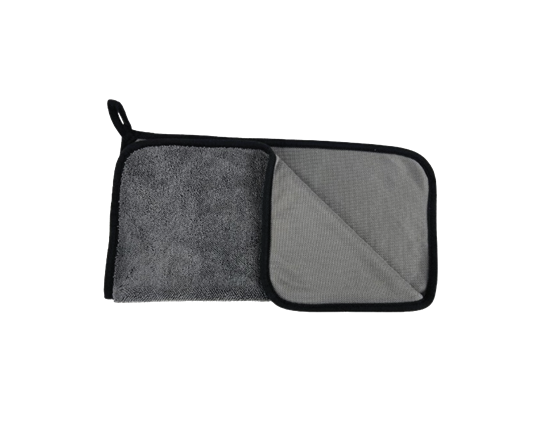 TOWEL 600GR CM40x40 DOUBLE-FACE GRIGIO EKO 01