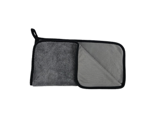 TOWEL 600GR CM40x40 DOUBLE-FACE GRIGIO EKO 01