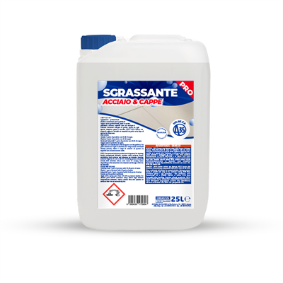 SGRASSANTE ACCIAIO E CAPPE 25L